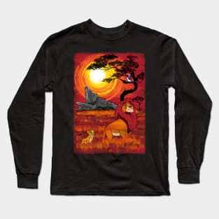 Sunset in the Pride Lands Long Sleeve T-Shirt